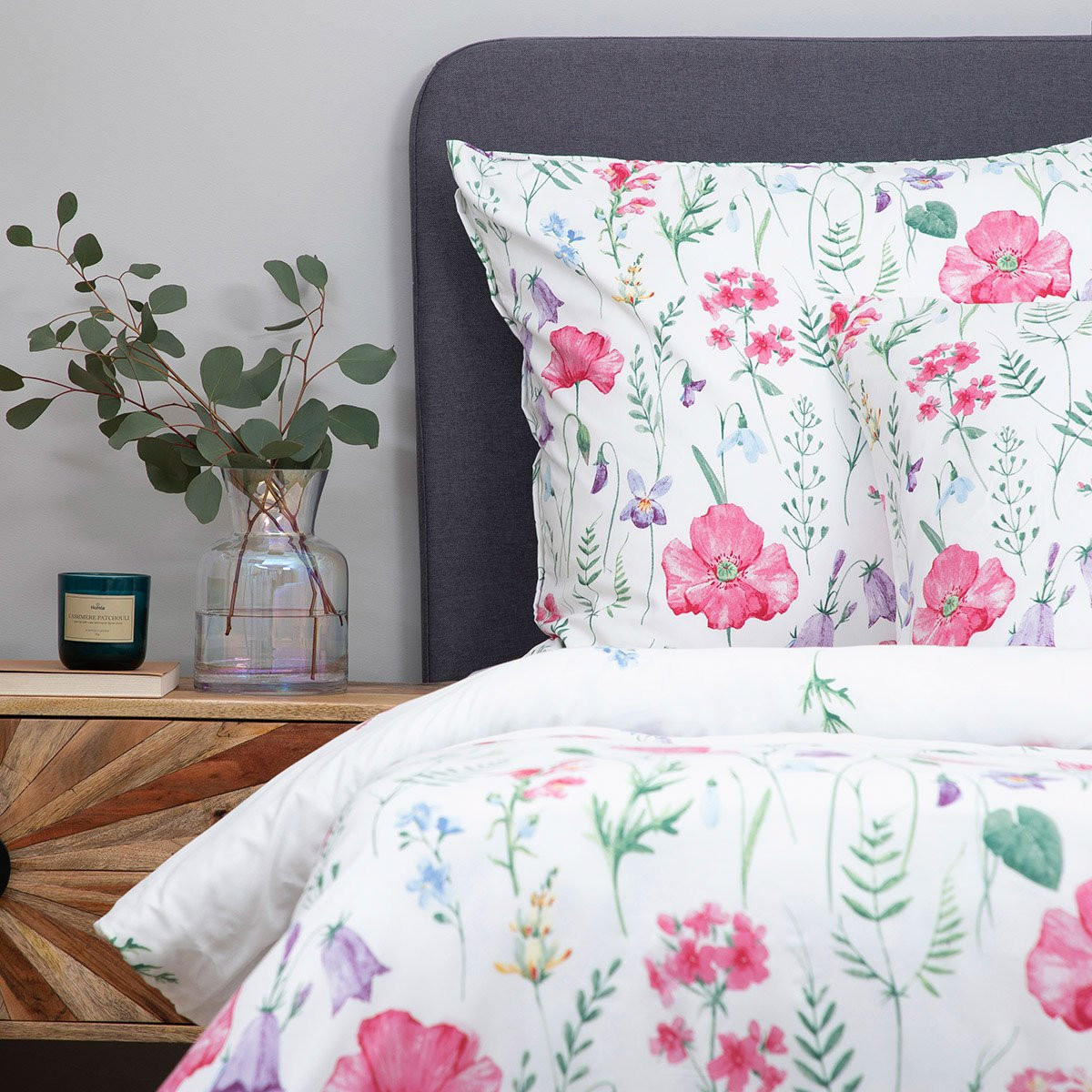 BETTWÄSCHE Perhonen 140/200 cm - Multicolor, Textil (140/200cm) - Homla