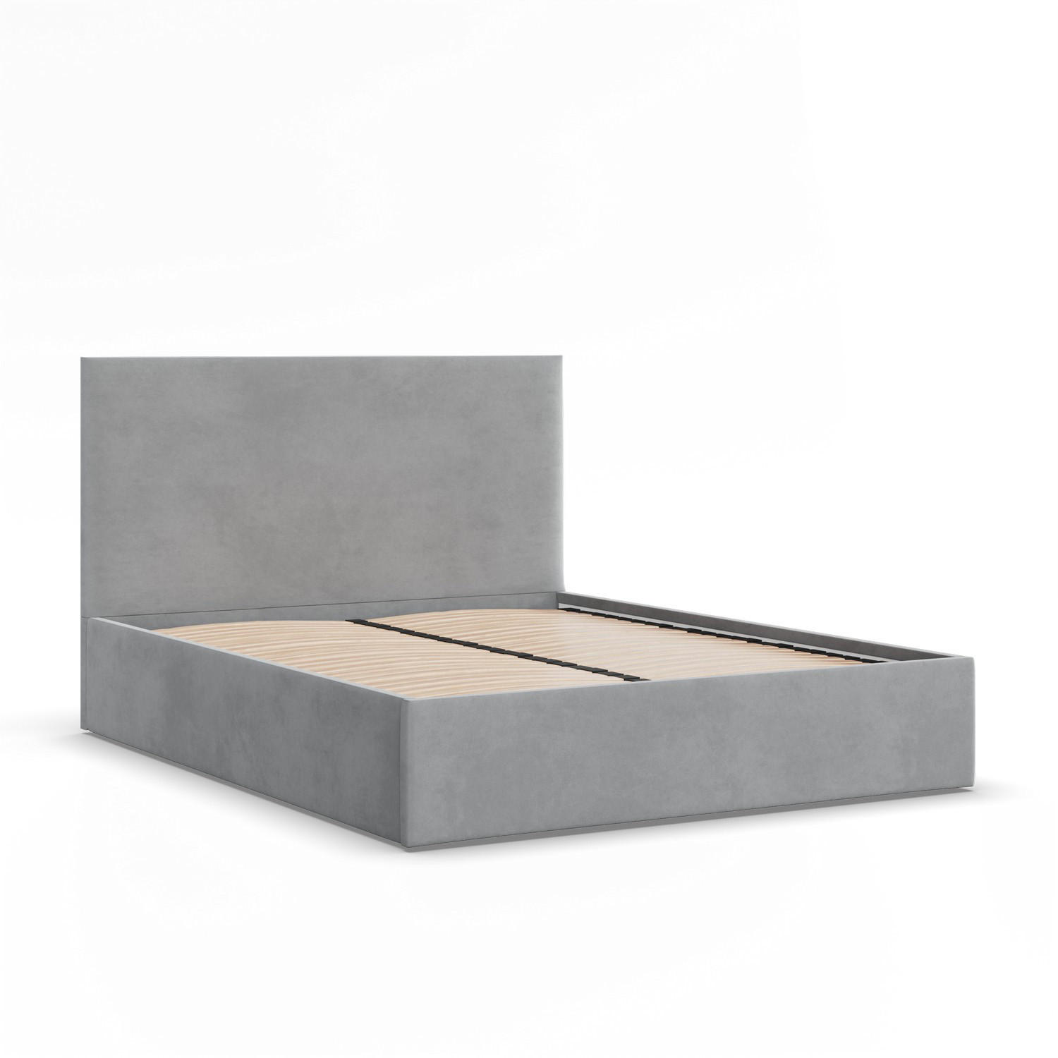 Mebligo Polsterbett Grau 160x200 cm