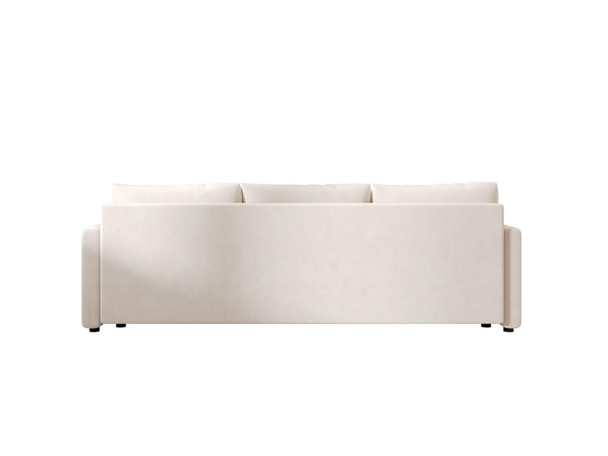 SOFA MOS mit Schlaffunktion ITAKA 16 mit Stauraum - Creme, Textil (84/72/220cm) - Bedante