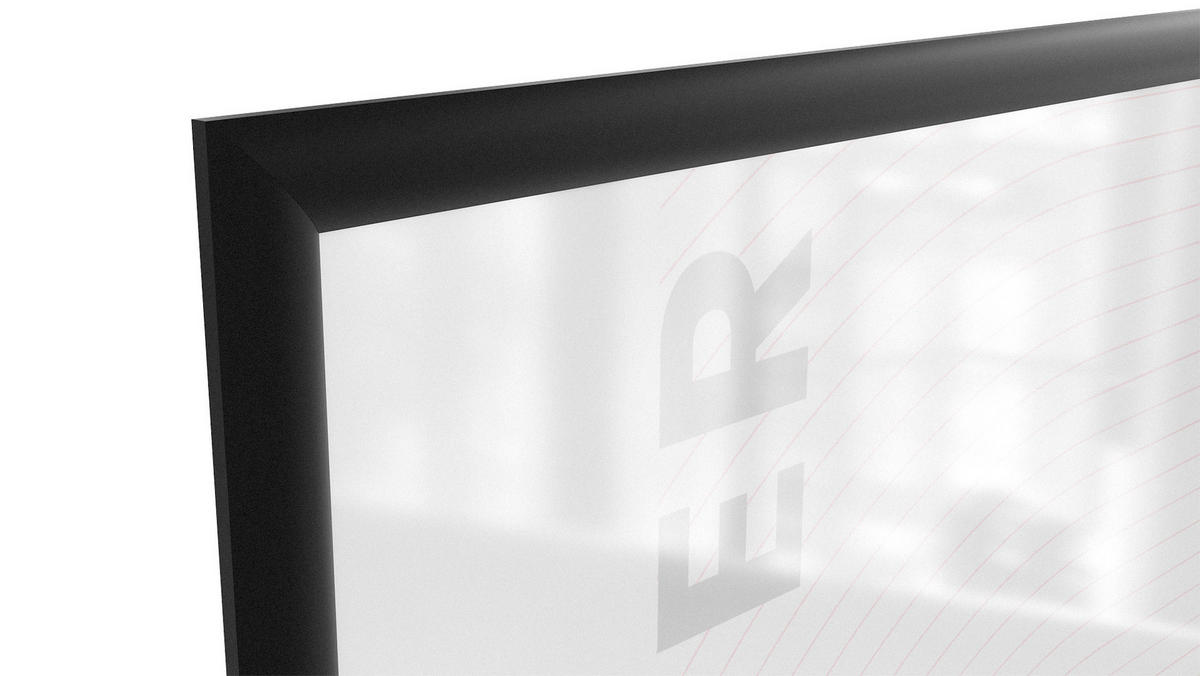 PLAKATRAHMEN, Klapprahmen A1-Format, Schwarz - Schwarz, Metall (59.4/84.1/2.5cm) - ALLboards