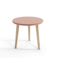 KAFFEETISCH Couchtisch Corry Natürliches Rosa - Pink, Holzwerkstoff (67/67/49cm) - Fedve