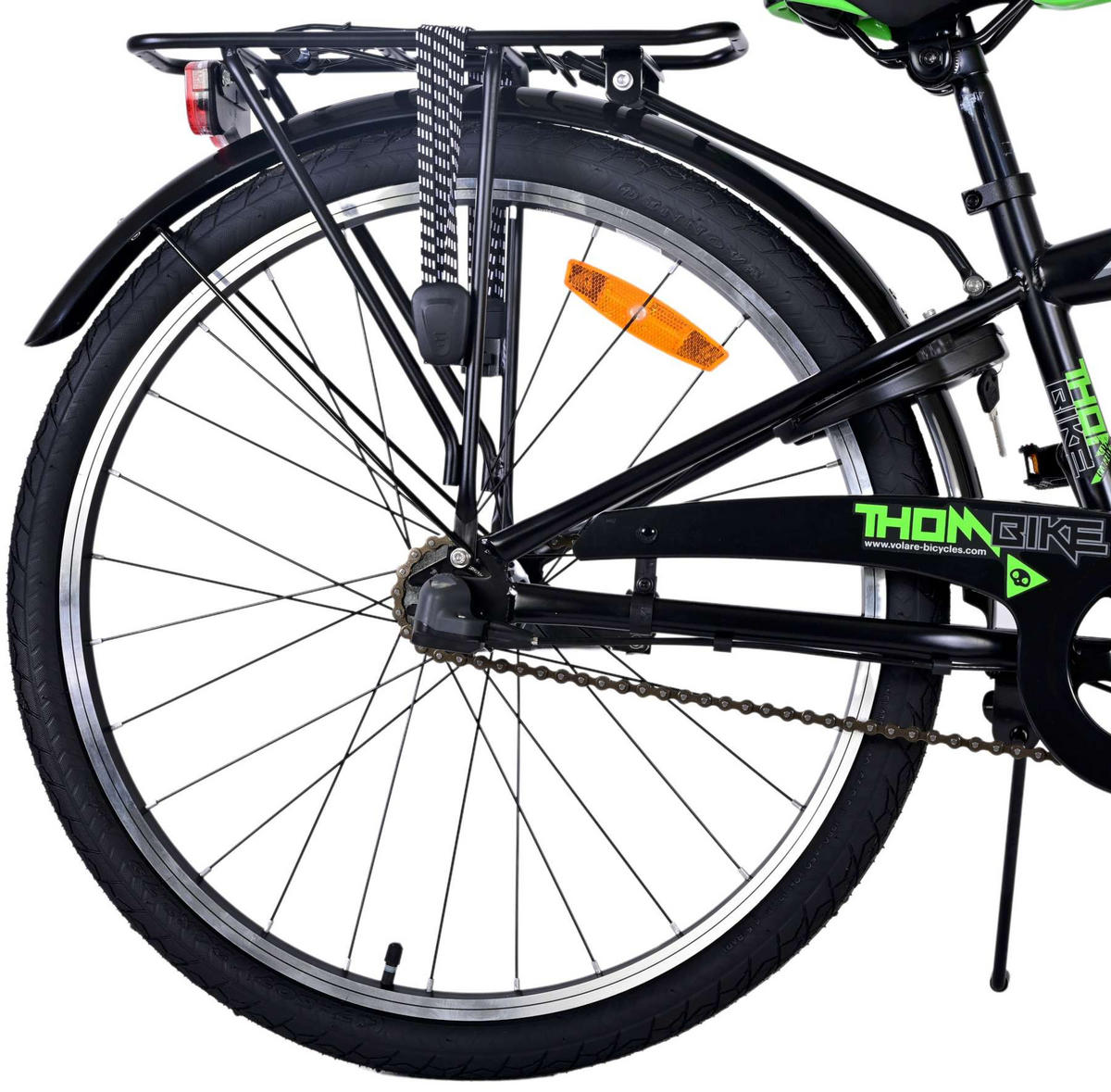 KINDERFAHRRAD Thornbike - Jungen - 24 Zoll - Rücktritt + Handbremse - 3 Gänge - Grün - Grün, Metall (61cm) - TPFSports