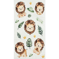 KINDERTEPPICH mit beigem Löwenmotiv Happy 80x150 cm - Beige, Textil (80/150cm) - Nazar Rugs