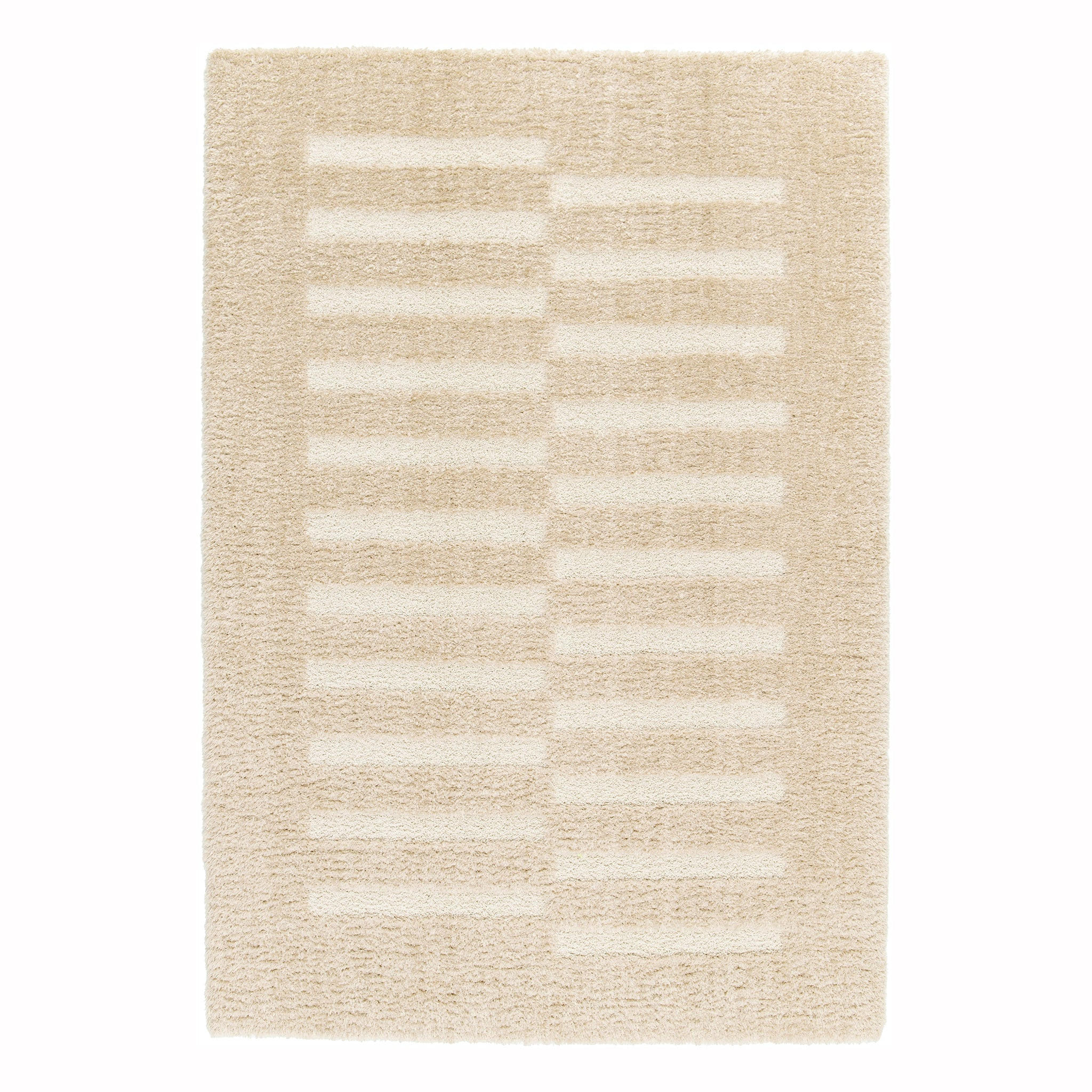 TEPPICH, Weicher, dicker mit Reliefeffekt beige - Beige, Textil (120/170cm) - AFK Living