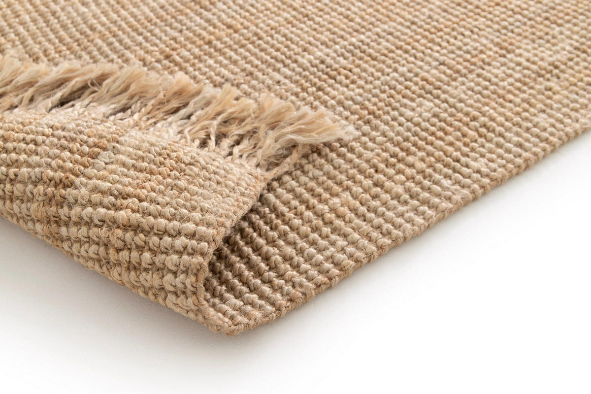 TEPPICH aus hochwertiger natürlicher Jute beige - Beige, Naturmaterialien (160/230cm) - AFK Living