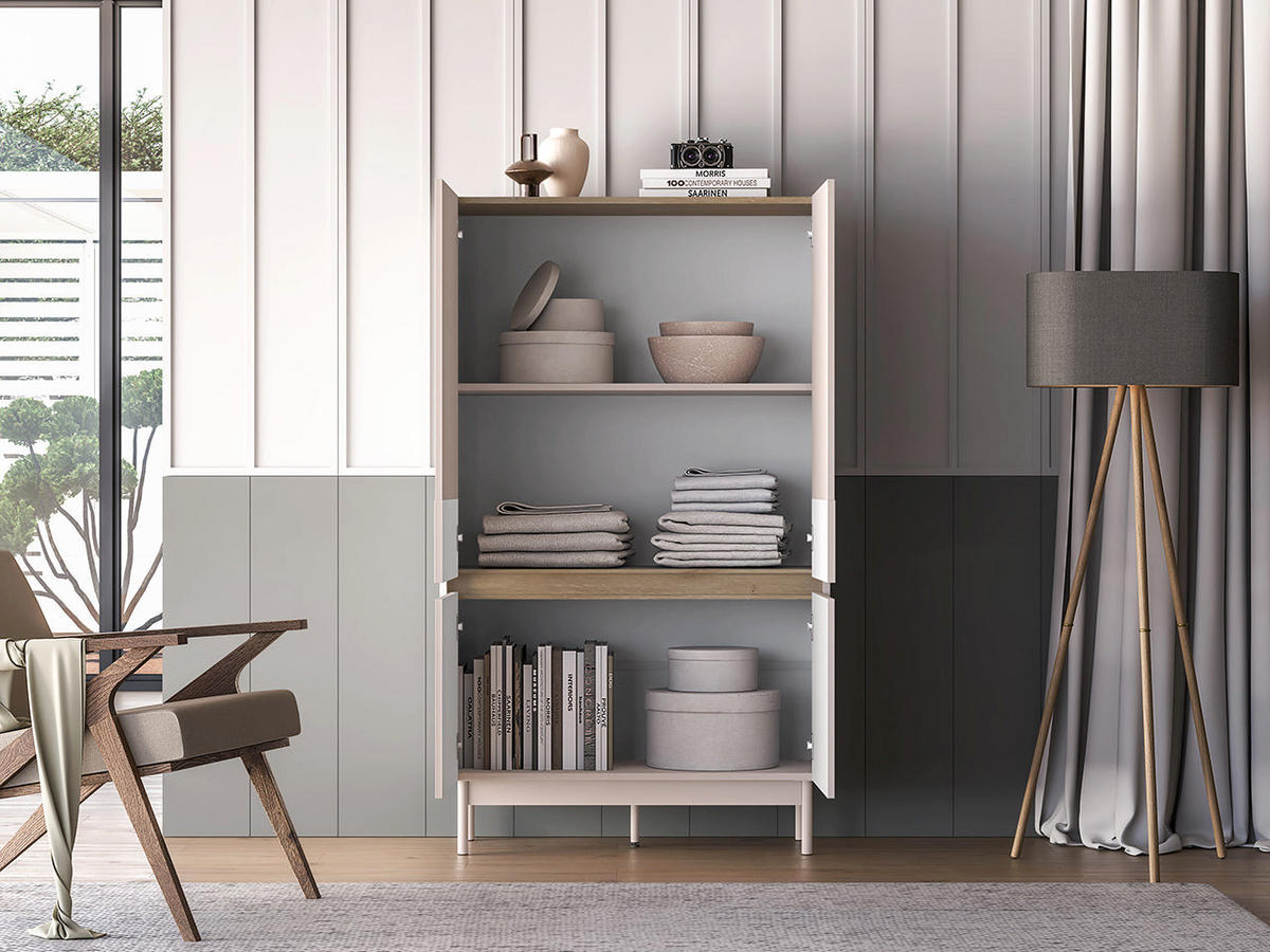 KOMMODE – 92 cm – Dunea – Eichefarben - Eichefarben, Holzwerkstoff (92/156/40cm) - hi-markt