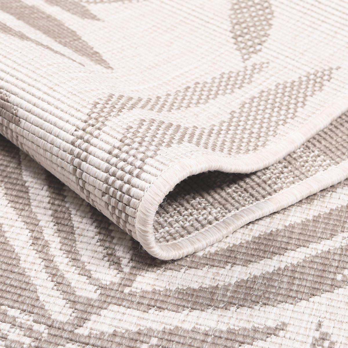 OUTDOOR-TEPPICH DuoRug 5771 Creme 120x170 cm - Beige, Textil (120/170cm) - carpet city
