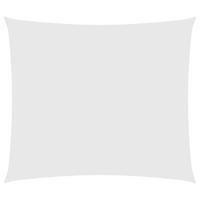 SONNENSEGEL Oxford-Gewebe Rechteckig 2,5x3 m Weiß - Weiß, Textil (300/250cm) - furnicato