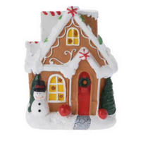LEBKKUCHENHAUS Figur 10 cm - Multicolor, Keramik (6/10.5/8.3cm) - Home Styling Collection