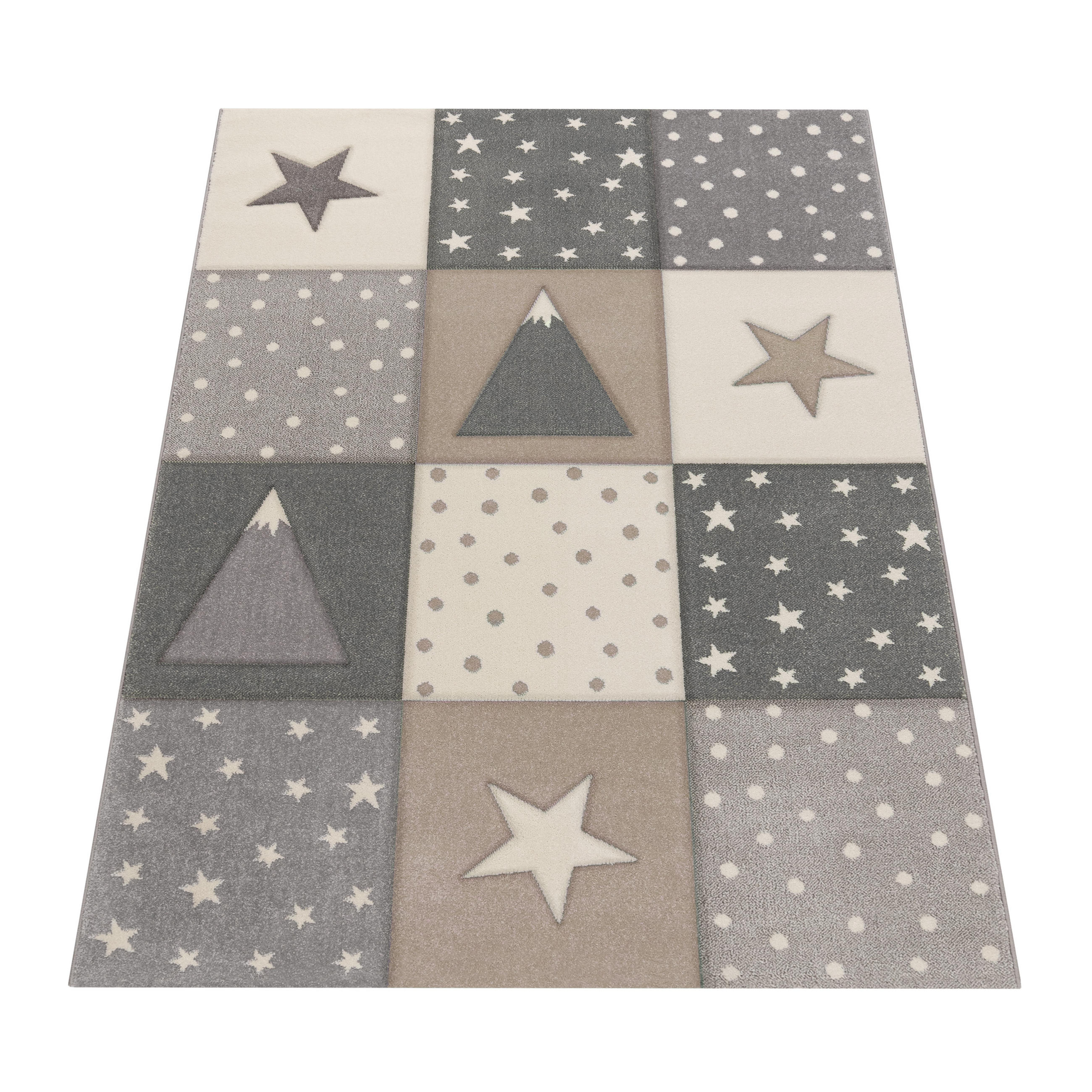 KINDERTEPPICH 133/133 cm Cosmo 340 - Braun, Textil (133/133cm) - Paco Home