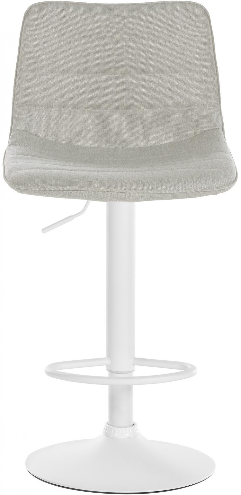 BARHOCKER 2er Set Stoff creme - Creme, Textil/Metall (45/89/46cm) - CLP