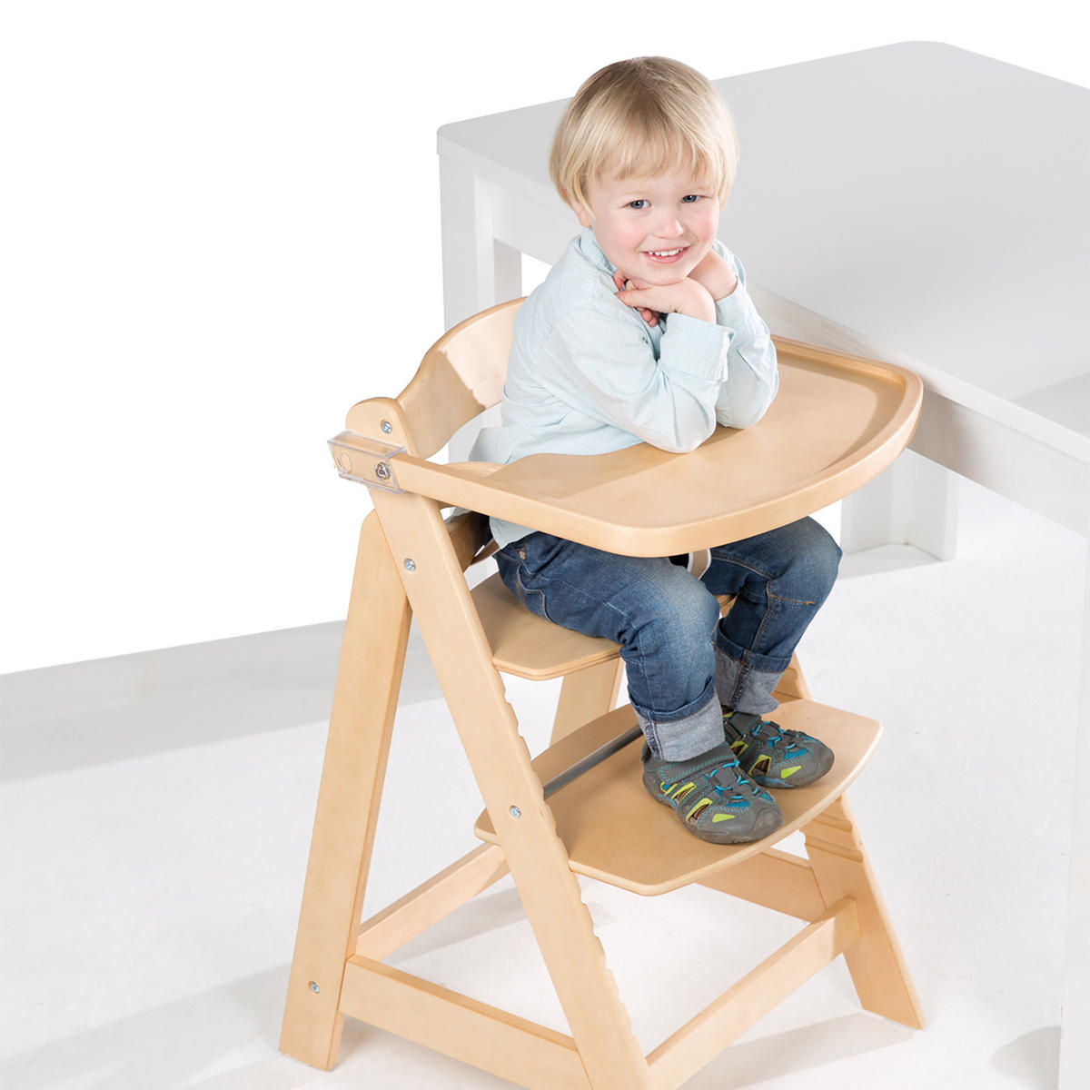 HOCHSTUHL - inkl. Sitzverkleinerer Miffy - natur lackiert - Naturfarben, Holzwerkstoff (50/80/54cm) - Roba