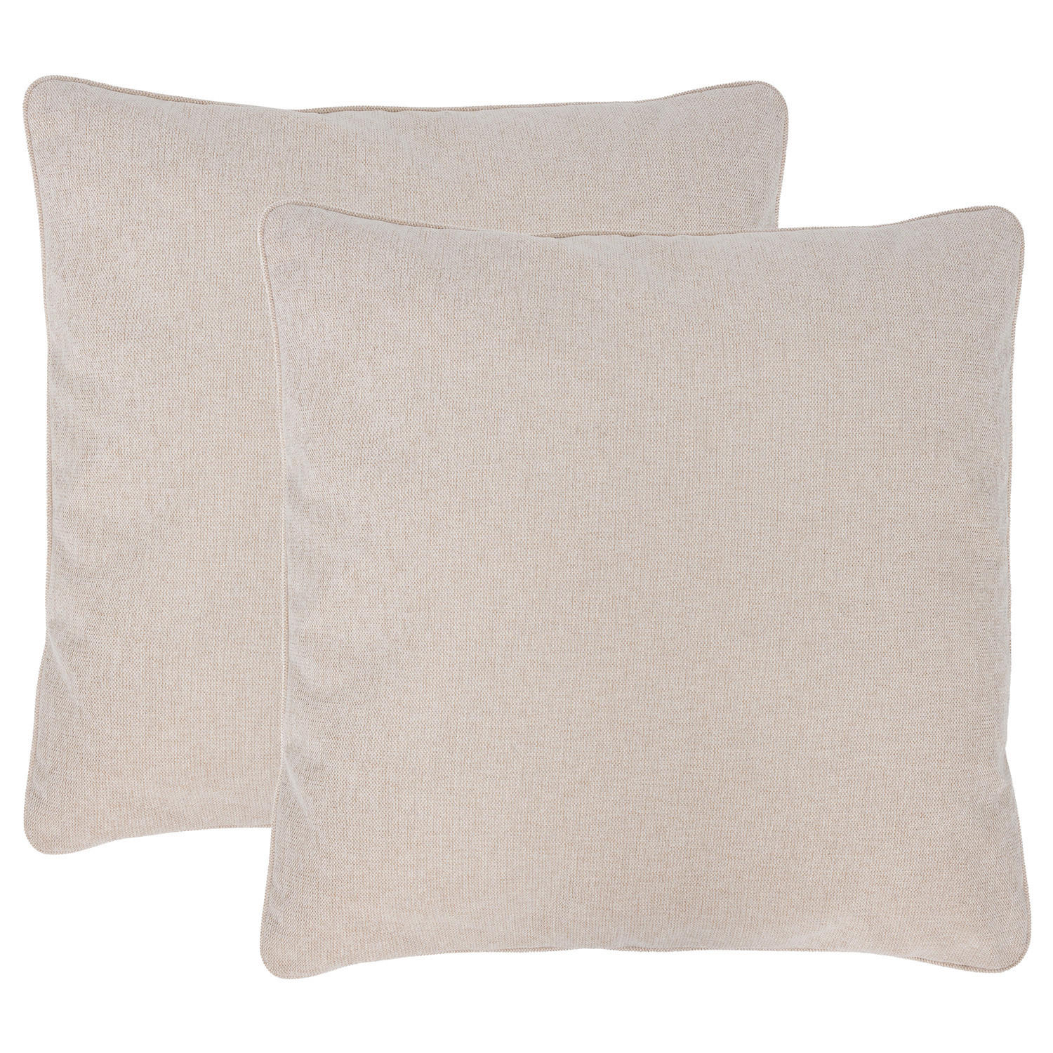 XL-LOUNGEKISSEN - 2er-Set - Beige, Textil (75/17cm) - home24