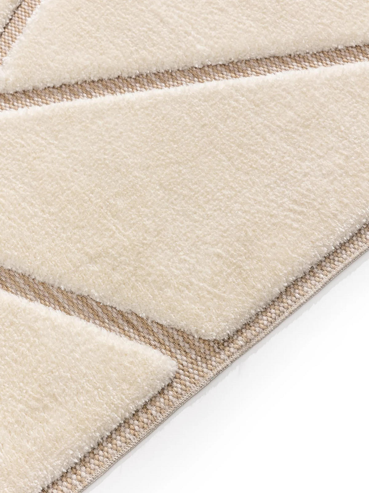 TEPPICH Elvy Cream/Beige 200x300 cm - Creme, Kunststoff (200/300cm) - benuta