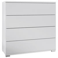 KOMMODE Pavos Weiß matt - Weiß, Holzwerkstoff (76/76/35cm) - Vladon