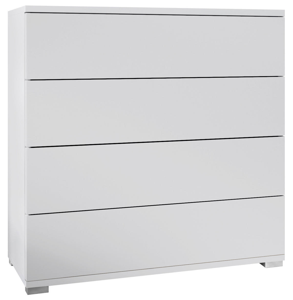 KOMMODE Pavos Weiß matt - Weiß, Holzwerkstoff (76/76/35cm) - Vladon