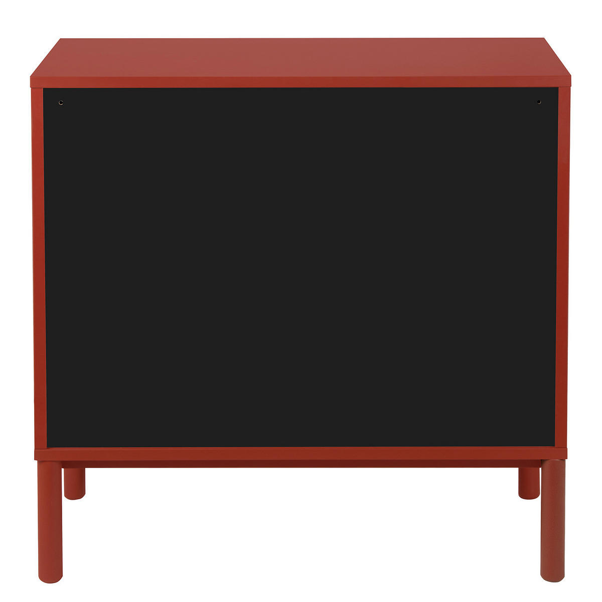 KOMMODE - Teilmassivholz - Rot, Holz/Holzwerkstoff (80/80/40cm) - home24