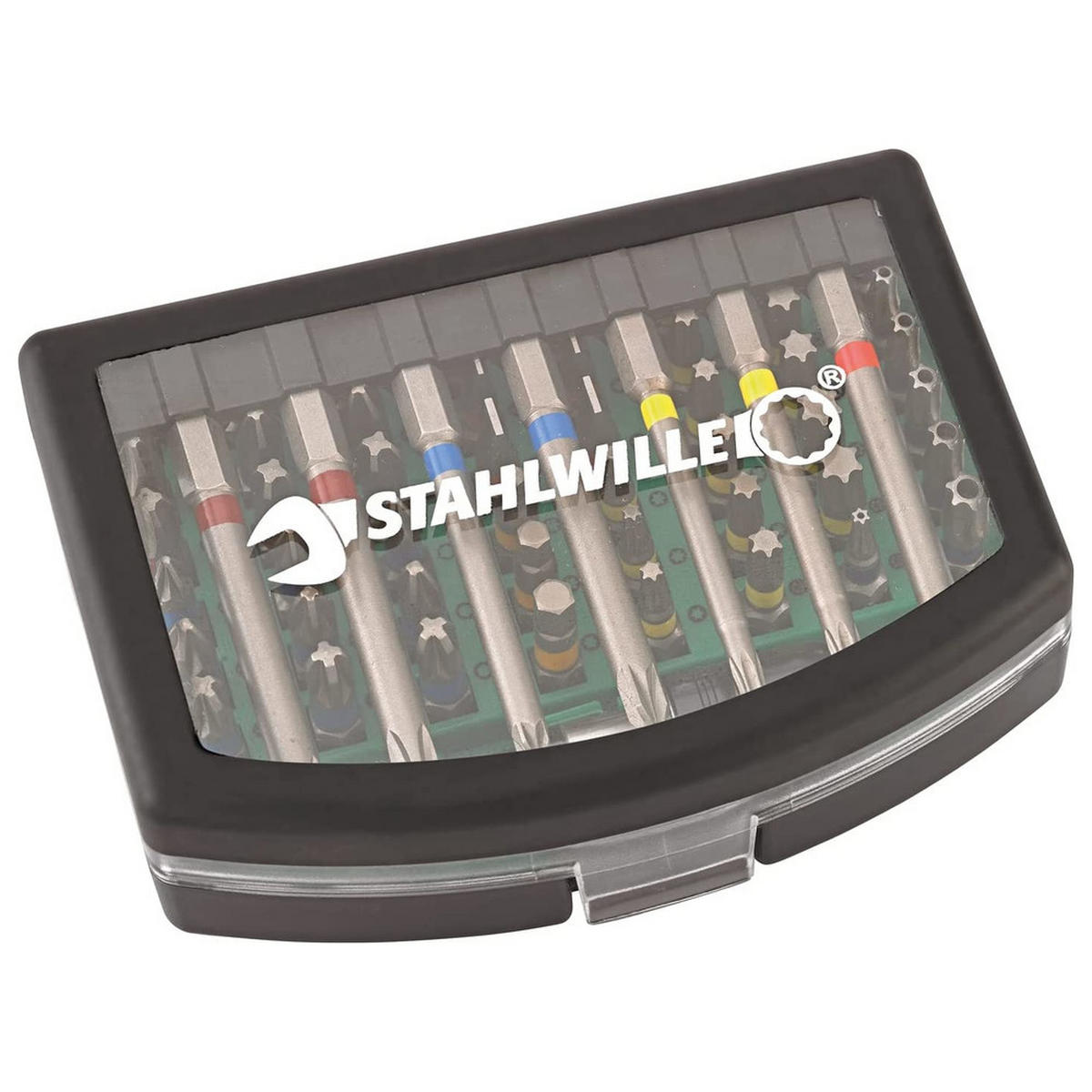 BIT-SET, 56-teilig, inkl. Bithalter - Multicolor, Kunststoff (125/90/45cm) - Stahlwille