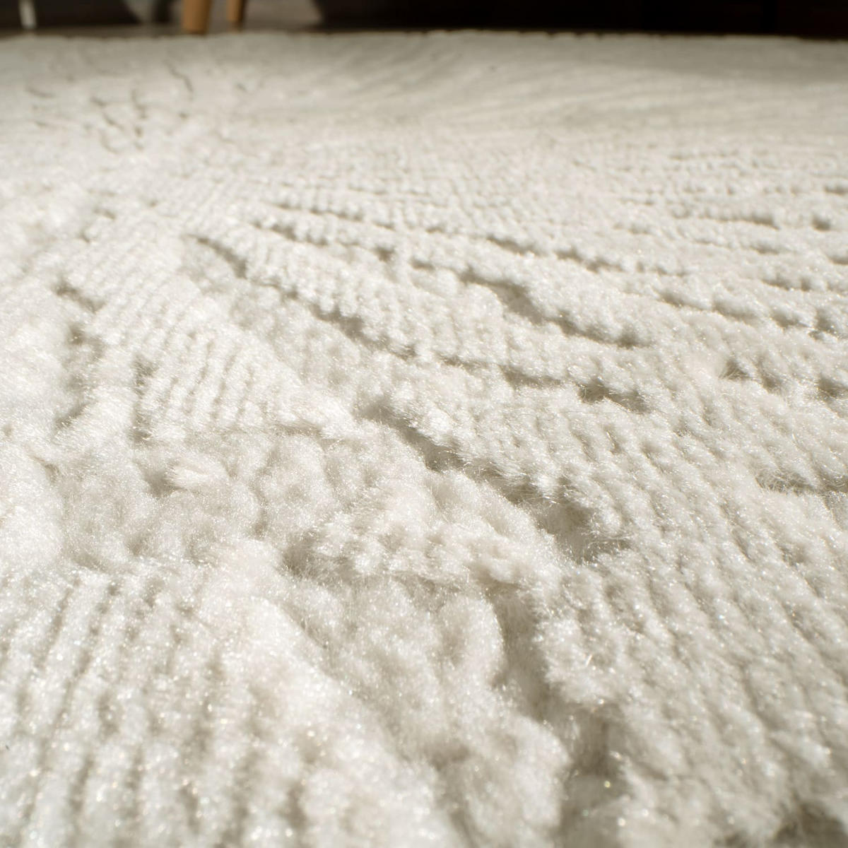 KURZFLORTEPPICH, einfarbig, aus Polypropylen, Florhöhe 9 mm, Creme, 80 x 150 cm - Creme, Textil (80/150cm) - KADIMA DESIGN