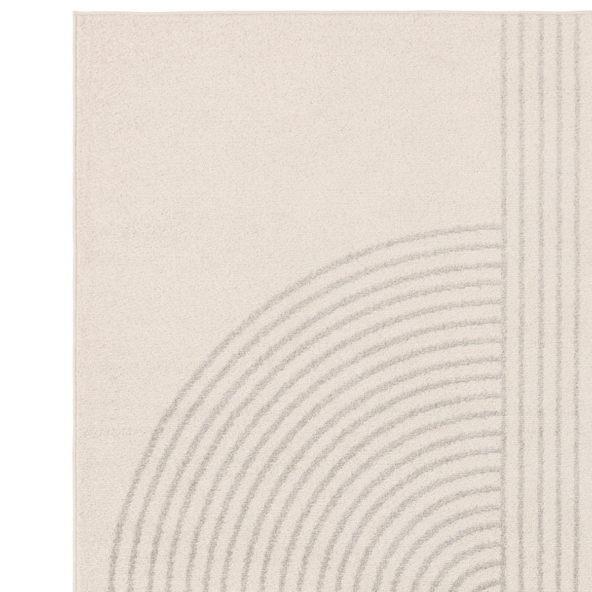 TEPPICH Moderner flachgewebter ARCHY Beige 120 x 170 cm - Beige, Textil (120/170cm) - Novatrend