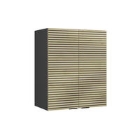 VĚŠÁK NA STĚNU Fame-Line Dubový panel - antracitová/barva dubu, kompozitní dřevo (60/72/34.1cm) - Vicco