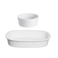 AUFLAUFFORMEN Bianco weiß 2er Set - Weiß, Keramik (1/1/1cm) - Ritzenhoff Breker