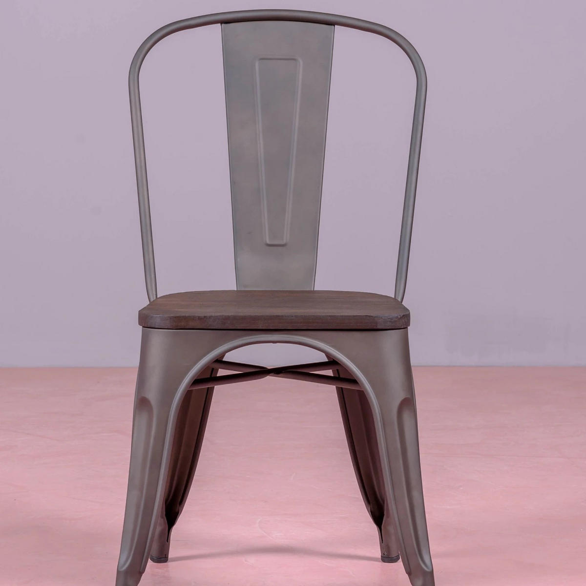 STUHL Metall Alteiche - Alteiche, Metall (44/83/53cm) - Nest Dream