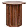 BEISTELLTISCH Rund Braun 50 x 50 x 49 cm - Braun, Holz (50/50/49cm) - Nordlys