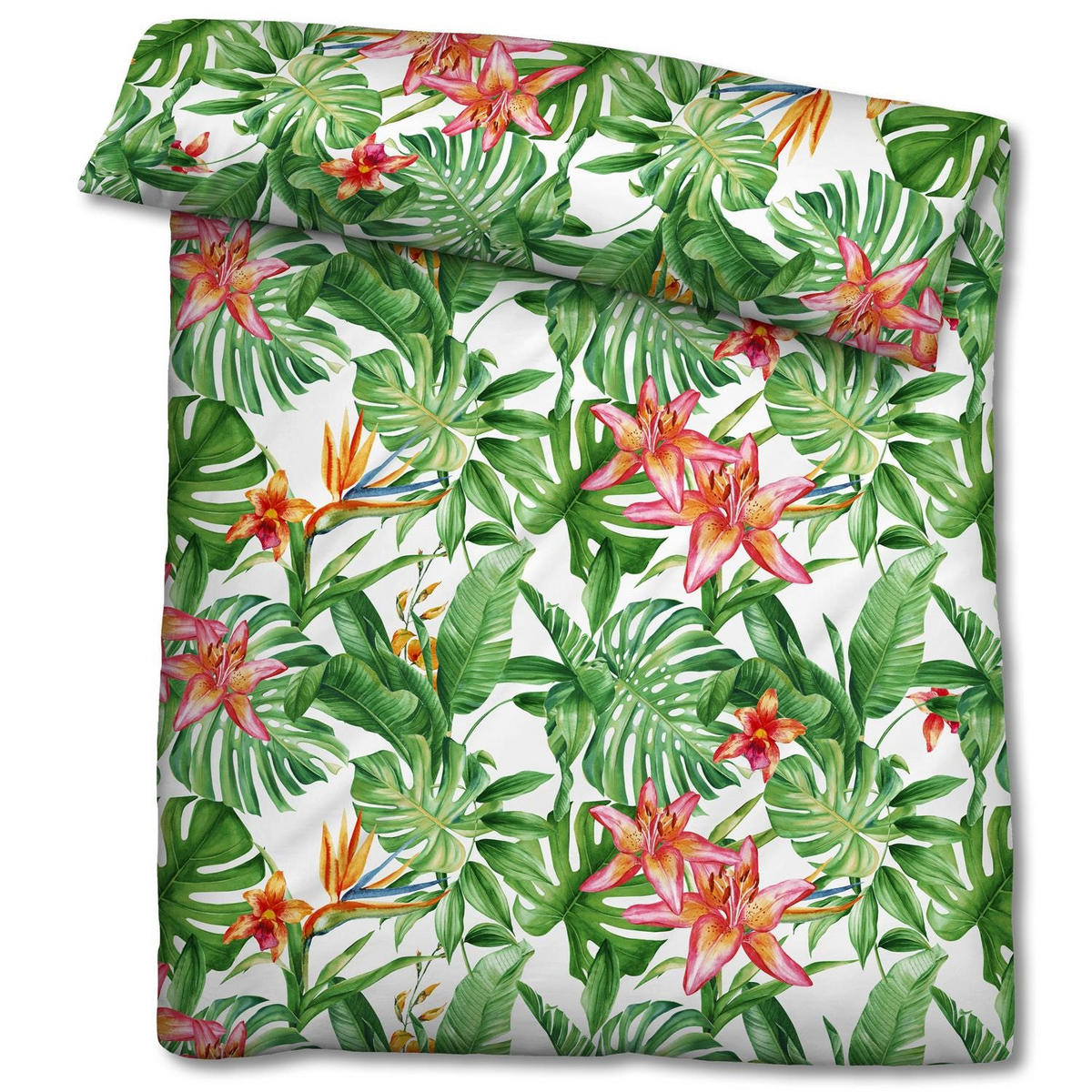 BETTWÄSCHE 135x200 cm - Weiß, Textil (135/200cm)