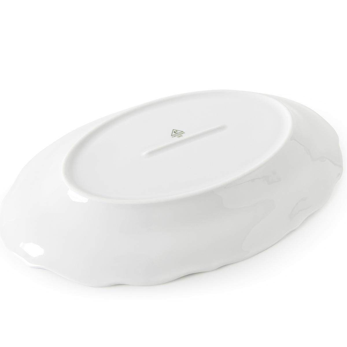 SERVIERPLATTE Chodziez MARIA TERESA - Weiß, Keramik (22/3/22cm) - KONSIMO®