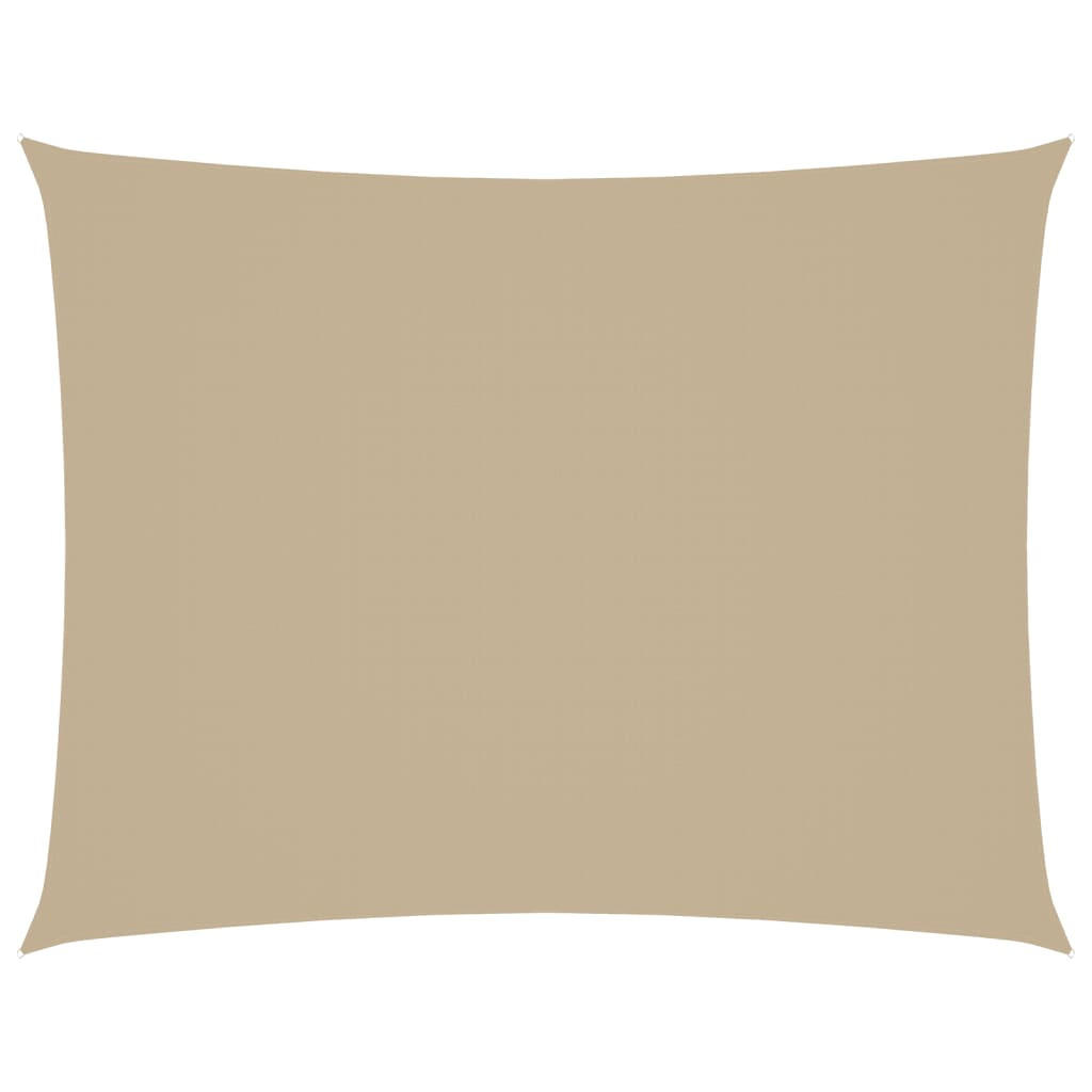 SONNENSEGEL Oxford-Gewebe Rechteckig 3,5x5 m Beige - Beige, Textil (500/350cm) - furnicato