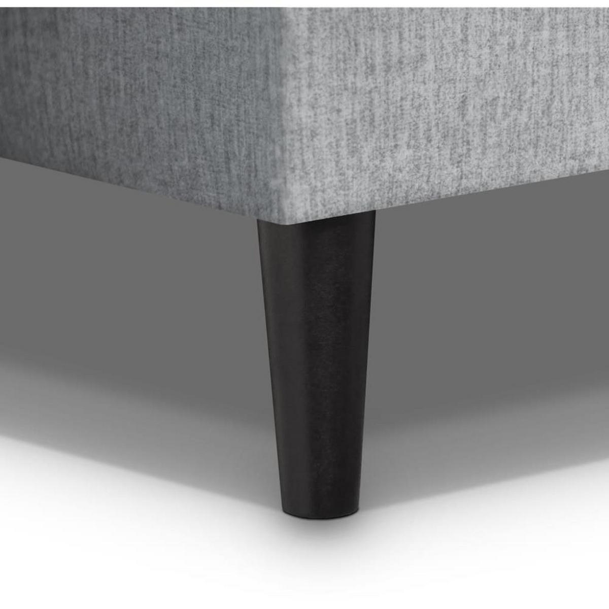 3-SITZER Schlafsofa Nancy hellgrau - Hellgrau, Holz/Textil (220/89/93cm) - Beautysofa