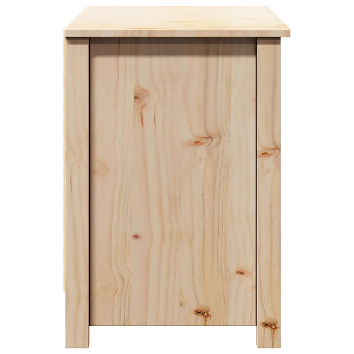 TV-SCHRANK 103/36,5/52 Cm Massivholz Kiefer - Braun, Holz (103/52/36.5cm) - vidaXL