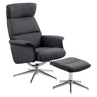 SESSEL dunkelgrau - Grau, Holzwerkstoff (74/110/111cm) - ebuy24