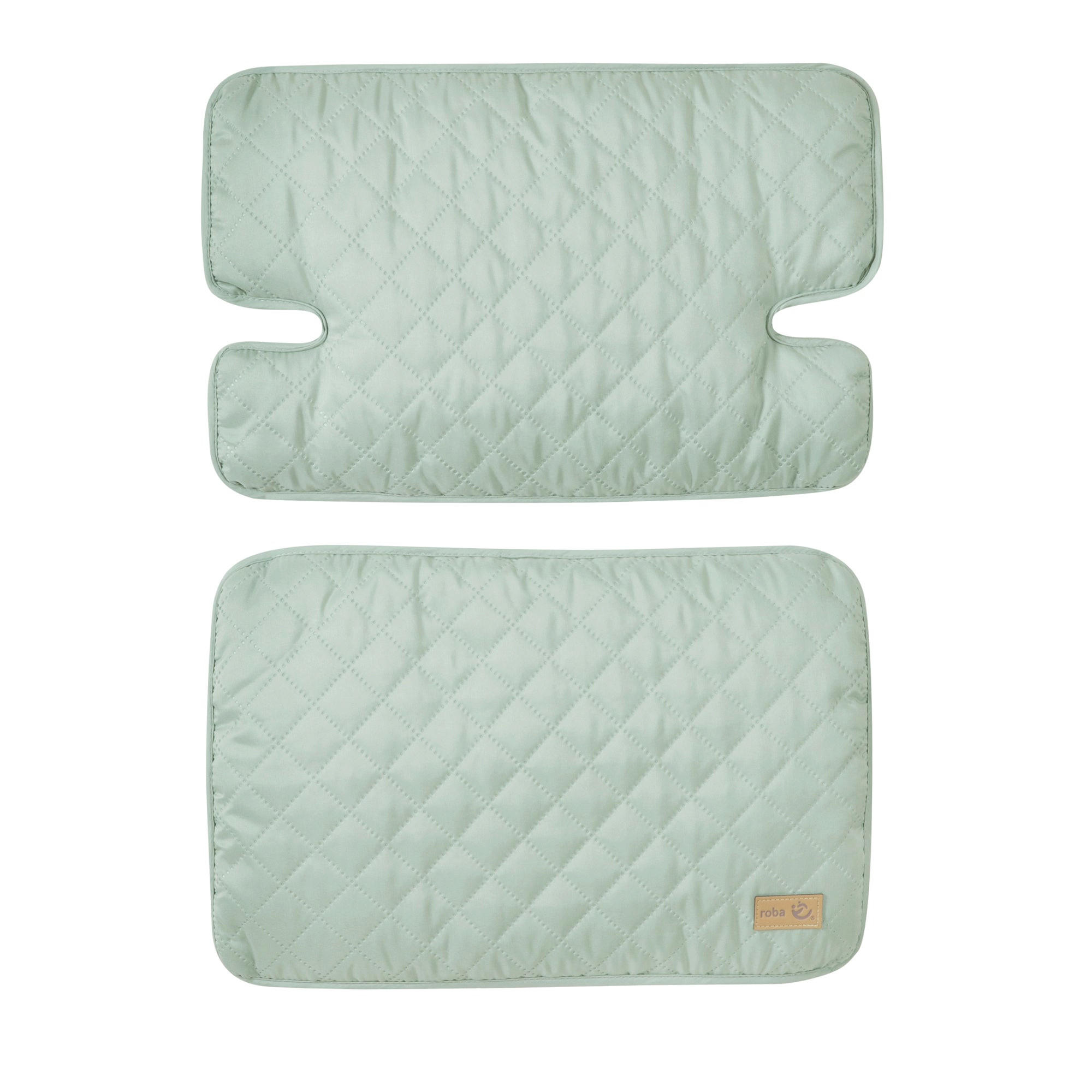 HOCHSTUHL-SITZVERKLEINERER 2-teilig roba Style Frosty green - Grün, Textil (42/1.5/28cm) - Roba