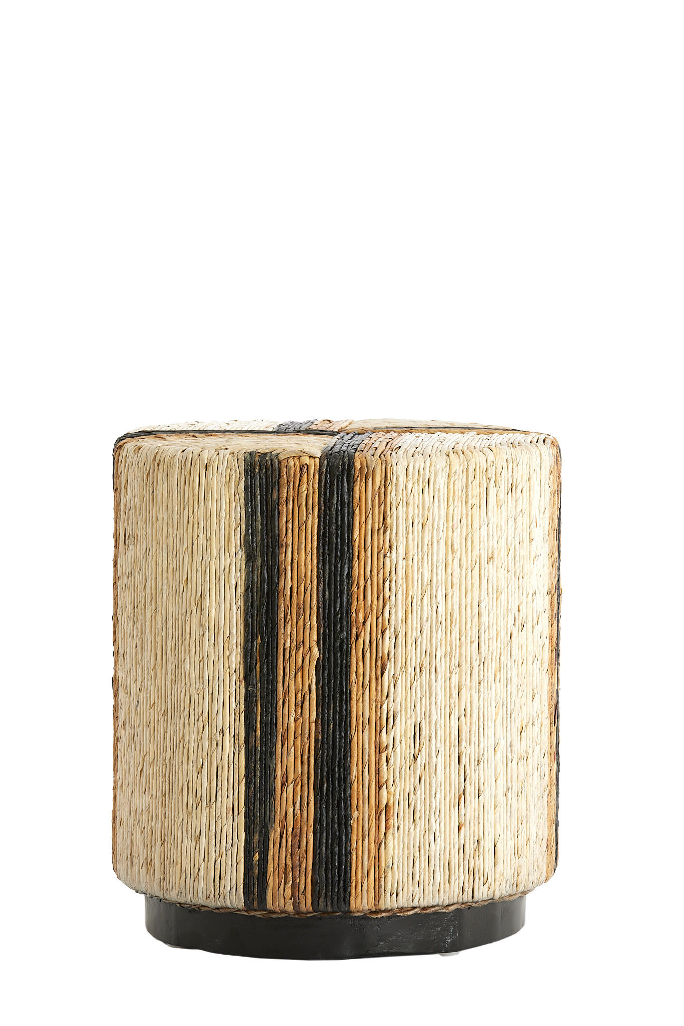 POUF Yuturi Braun 40/40/45 cm - Hellbraun, Naturmaterialien (40/45/40cm) - Light & Living