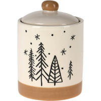KERAMIKDOSE Tannenbaum 10/14 cm - Weiß, Keramik (10/14/10cm) - Home Styling Collection