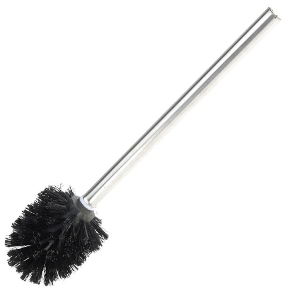 WC-BÜRSTE Eda Silber 8/8/35.3 cm Metall - Silberfarben, Metall (8/35.3/8cm) - Mondex