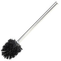 WC-BÜRSTE Eda Silber 8/8/35.3 cm Metall - Silberfarben, Metall (8/35.3/8cm) - Mondex