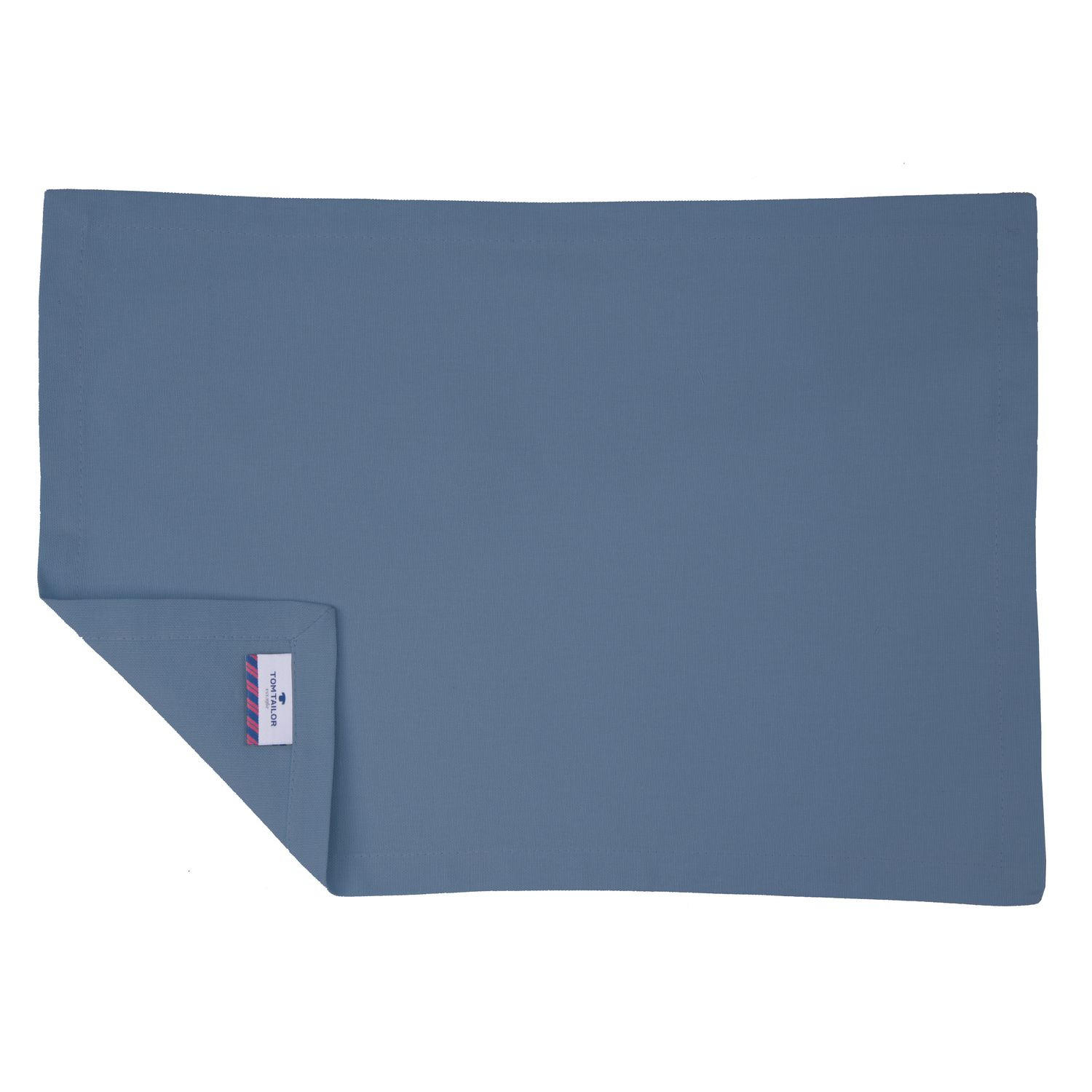 TISCH-SET 6 TEILIG DOVE - Blau, Textil (35/50cm) - Tom Tailor