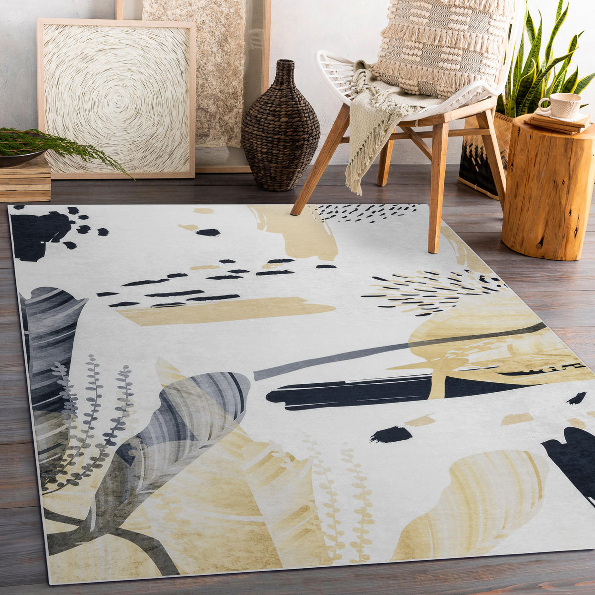TEPPICH Andre 120/170 cm - Weiß, Textil (120/170cm) - rugsX