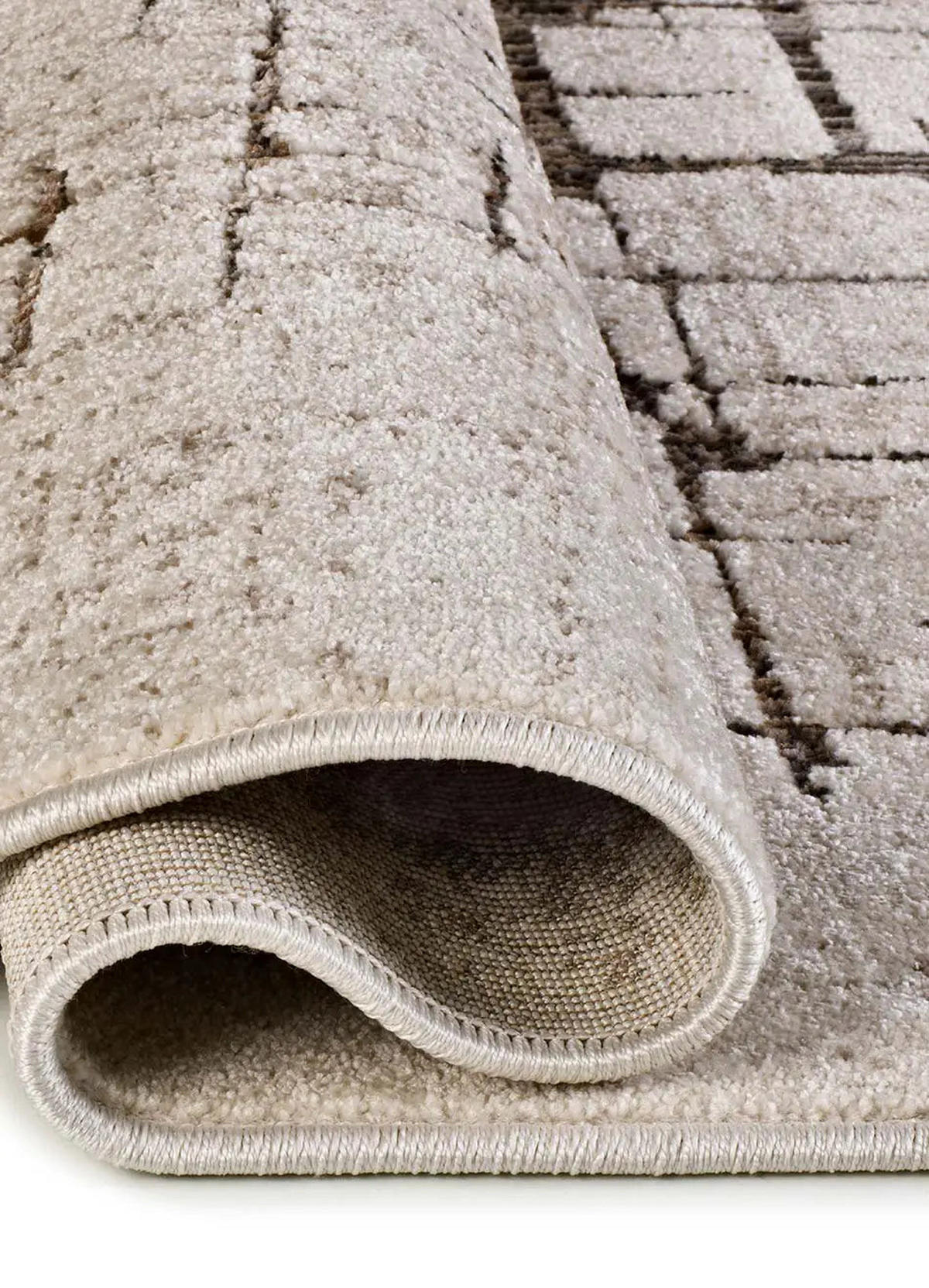 WEBTEPPICH Creme / Braun Ceres 160/235 cm - Creme, Naturmaterialien/Textil (160/235cm) - Atticgo