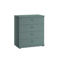 KOMMODE Greenholm in Salbeigrün 75 x 86 x 42 cm (BxHxT) - Stil trifft auf Funktion, Schubkastenkommode - Grün, Holzwerkstoff (75/86/42cm)