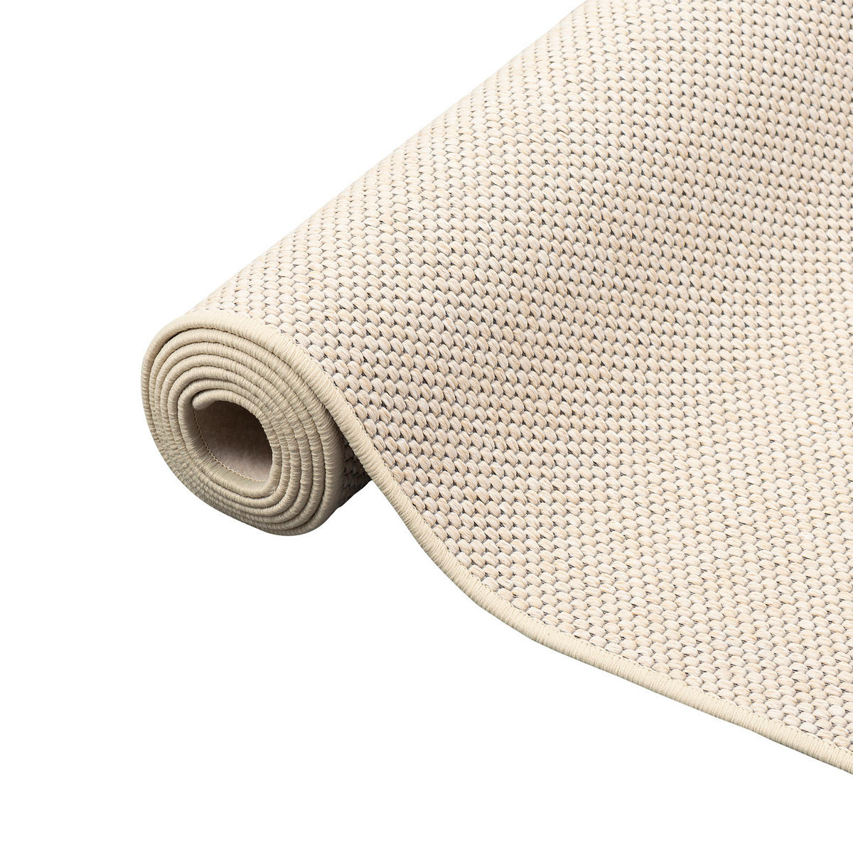 FLACHGEWEBE NATUR TEPPICH BENTZON - Sandfarben, Textil (80/200cm) - Snapstyle