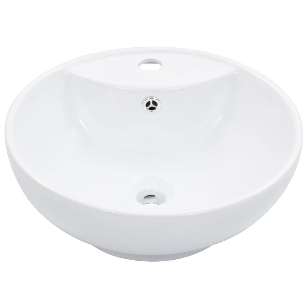 WASCHBECKEN Laird 46.5/46.5/18 cm - Weiß, Keramik (46.5/18/46.5cm) - Nettlife