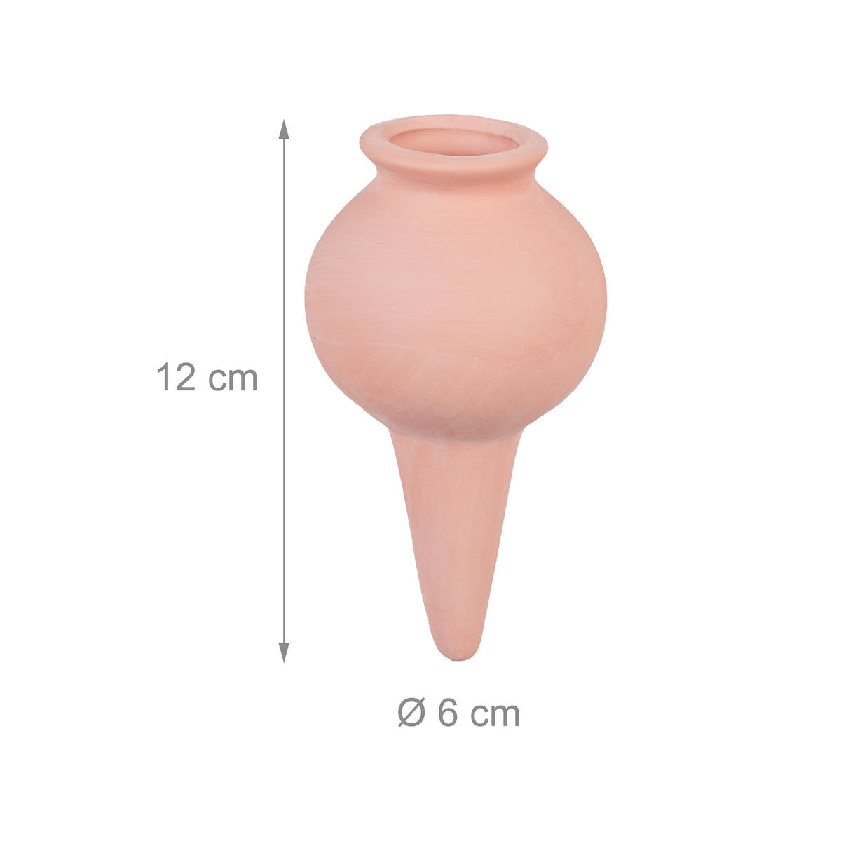4XTONKEGEL - Hellbraun, Keramik (6/12/6cm) - Relaxdays