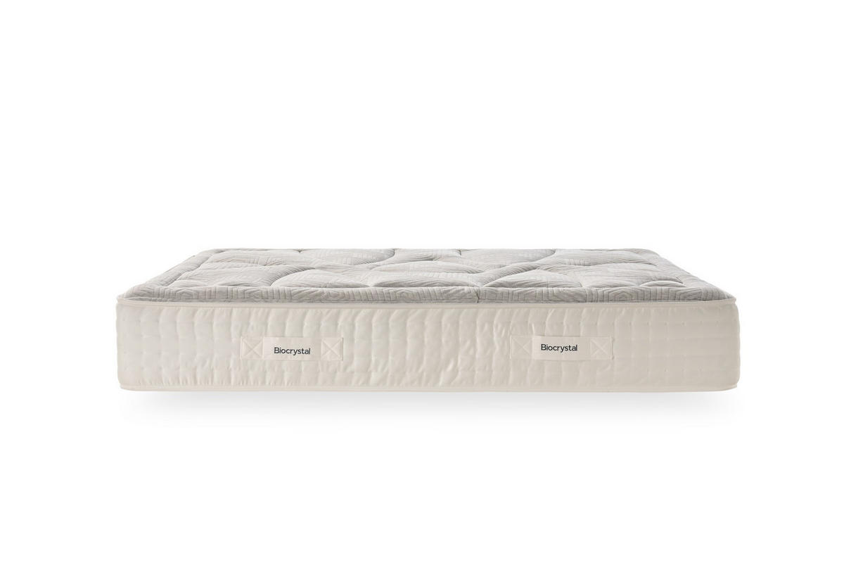 MADRAC Biocrystal Gold 27 - 160X200 cm- Čvrstoća H2/H3 - siva, tekstil (160/200cm) - Moonia