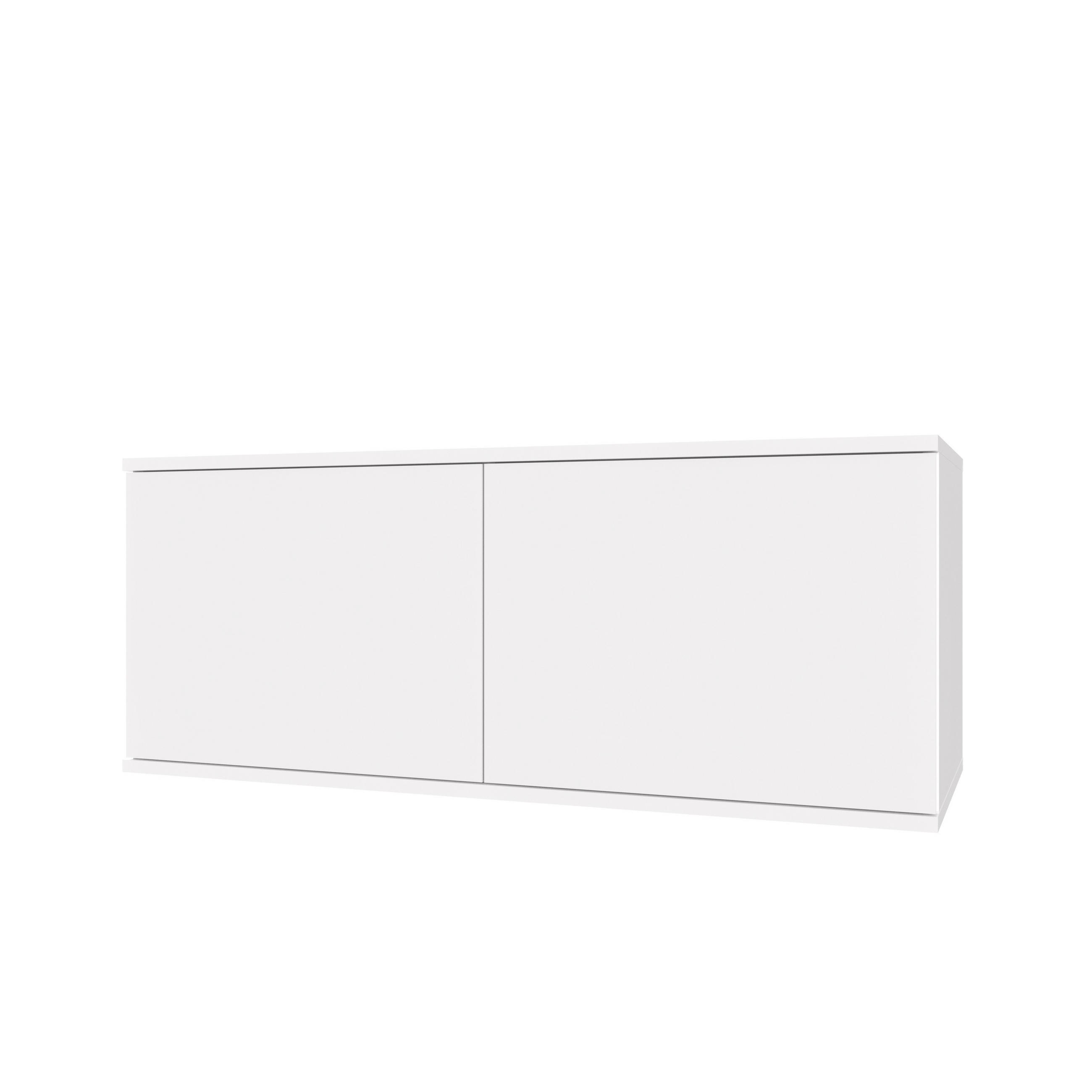 SCHRANKAUFSATZ Weiß 100/40/40 - Weiß, Holzwerkstoff (100/40/40cm) - RAUMHIRSCH FURNITURE