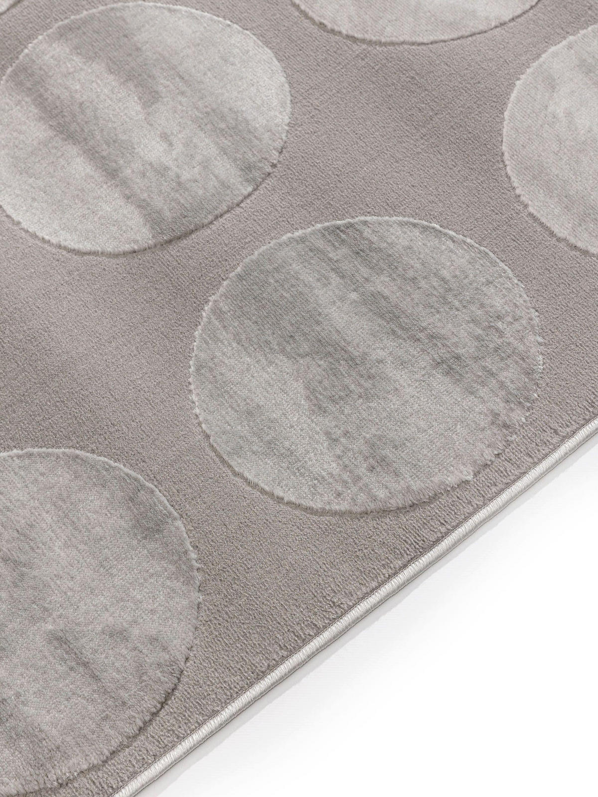 TEPPICH Claire Grau 120x170 cm - Grau, Kunststoff (120/170cm) - benuta