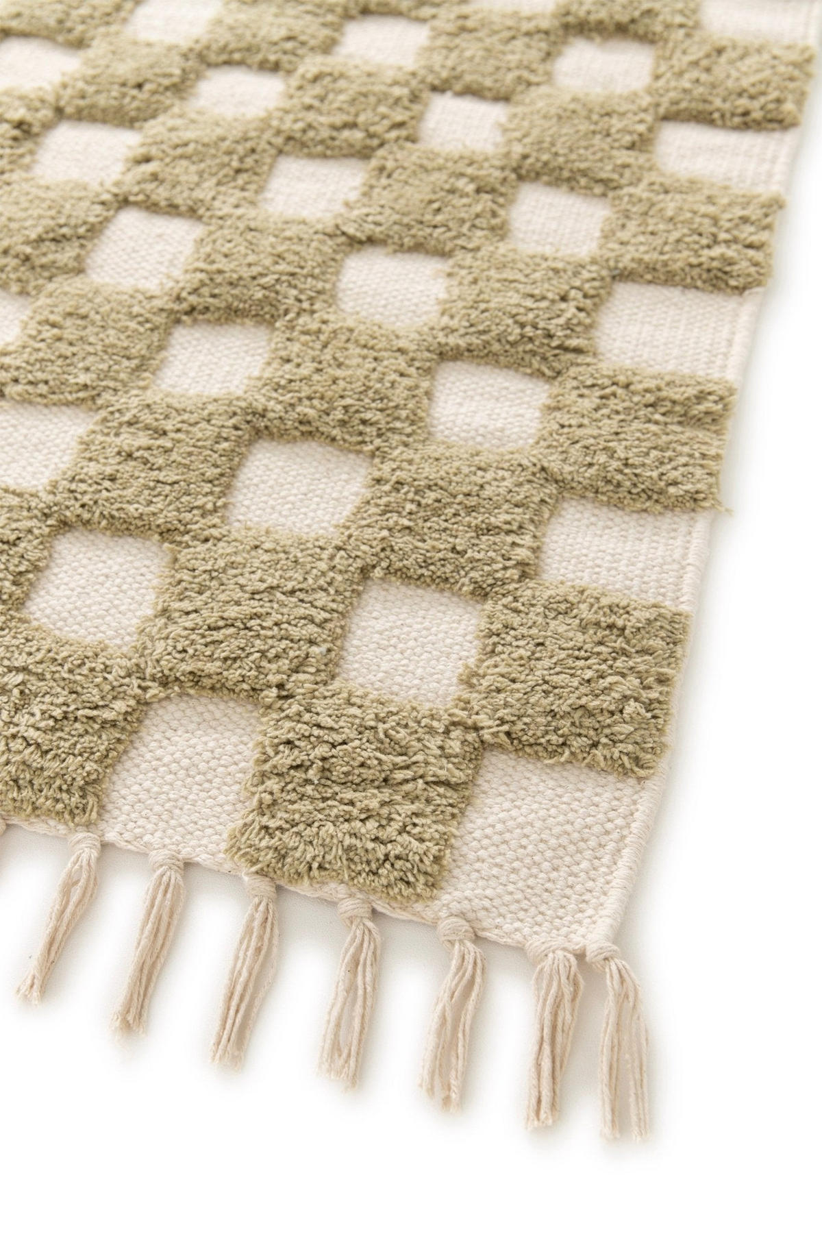 KINDERTEPPICH aus maschinenwaschbarer Baumwolle beige - Beige, Naturmaterialien (120/170cm) - AFK Living